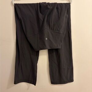 Dark Gray Lululemon high-rise Straight leg Yoga Pants